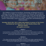 Social Skills Group Spring 2023
